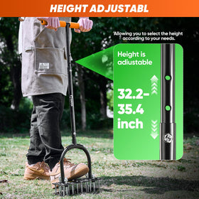 Sturdy foot pedal design in the Saker aerator enhances stability.