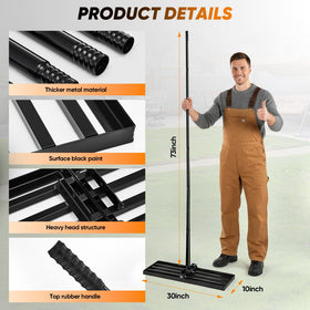 Saker rake with scratch-resistant coating for rugged outdoor use