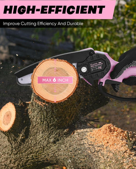 Saker Mini Chainsaw 2025 motor detail shows low friction for efficient cuts