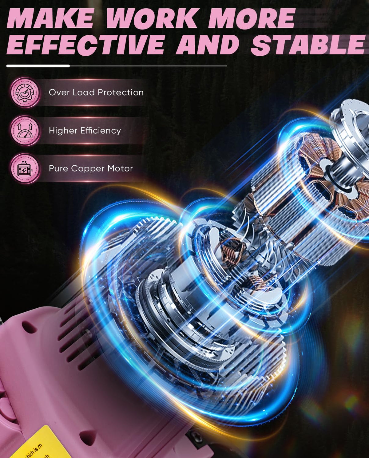 Saker Mini Chainsaw cutting a small branch with precise control