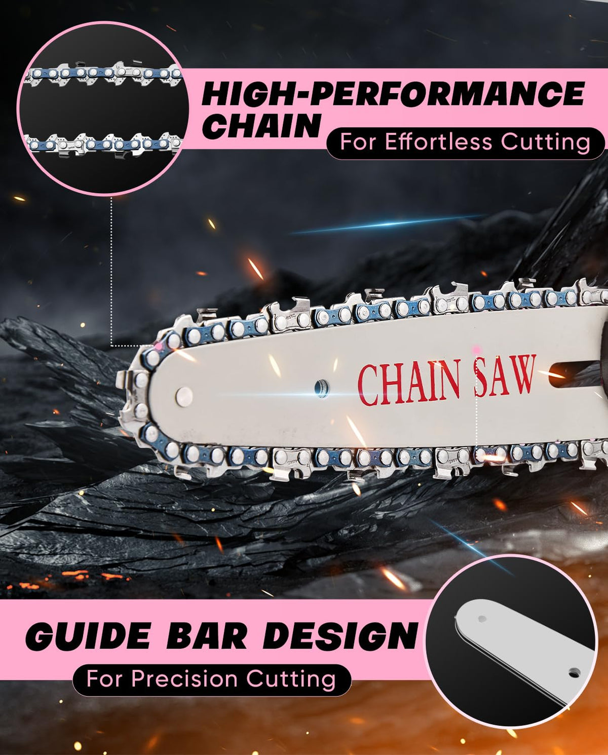 Saker Mini Chainsaw lightweight handheld design ideal for elderly users