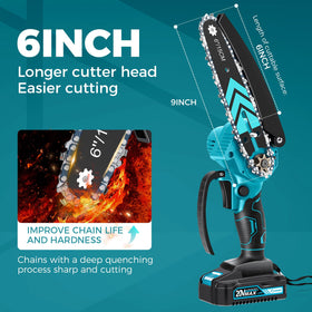 Saker two-pcs chains for portable electric chainsaw ensuring ready backups.