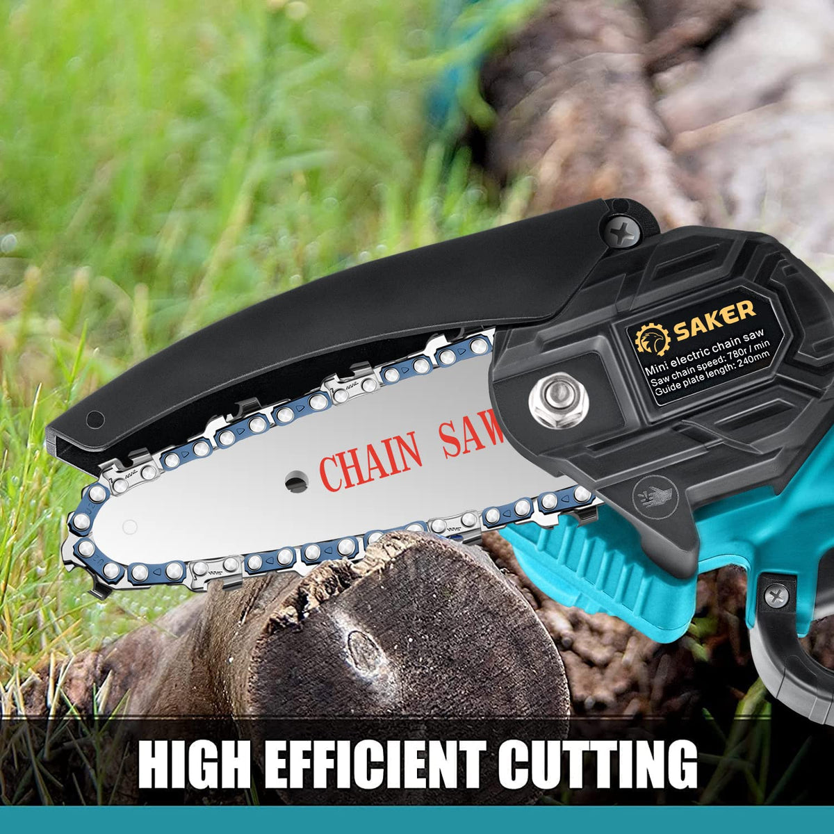 Wear-resistant replacement chain performs durable pruning and wood cutting