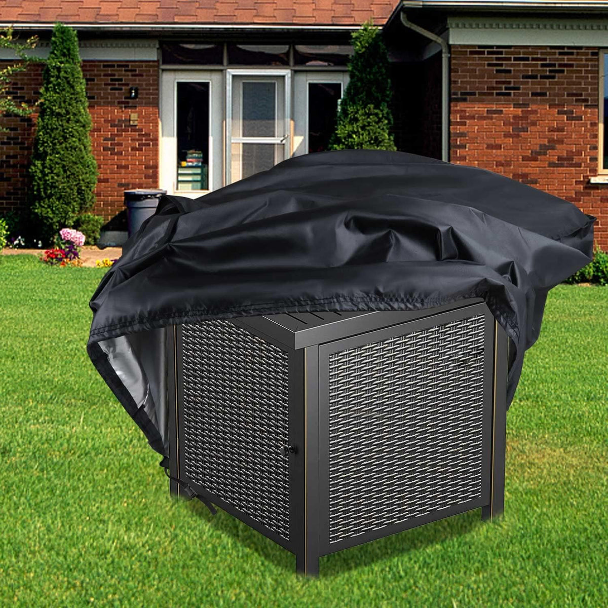 Saking fire pit cover all-weather durability for year-round protection