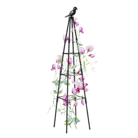 SAKOTE Garden Trellis 47-inch provides sturdy vertical support for climbing plants.