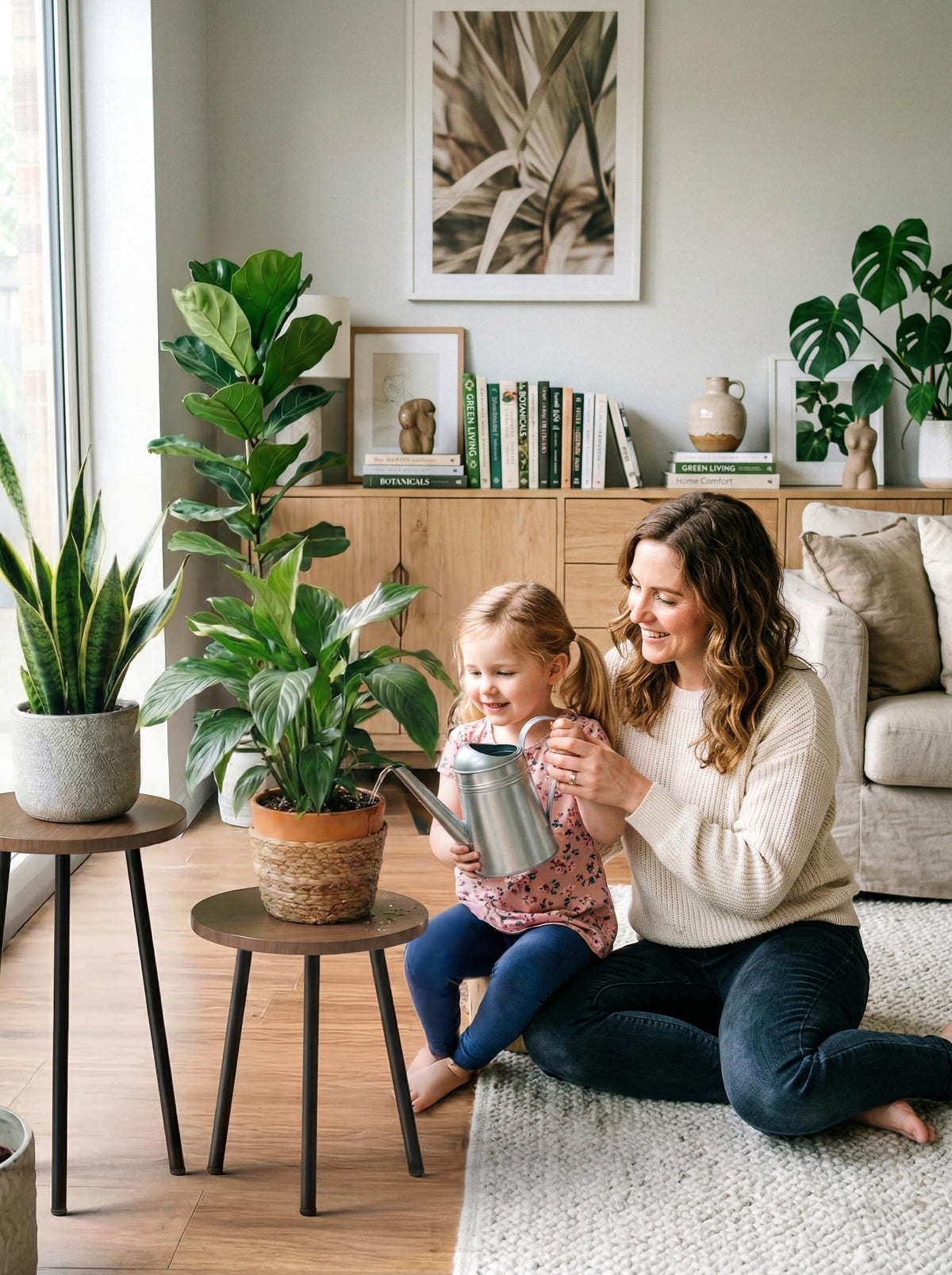 SAKSUN heavy-duty stand with triangle frame suits indoor and outdoor use.