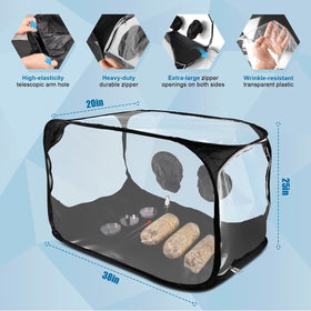 Salcod foldable design stores compactly in the included storage bag.
