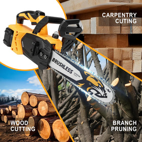 Cordless design of SALEM MASTER enables freedom of movement for outdoor tasks.