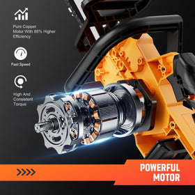 SALEM MASTER safety features protecting users during yard work and trimming.