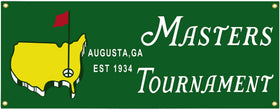 Salmophy Golf Masters banner flag 24x72 inches for indoor or outdoor decor