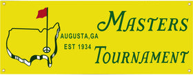 Salmophy Golf Masters flag augusta banner, durable outdoor decor for yards and events.