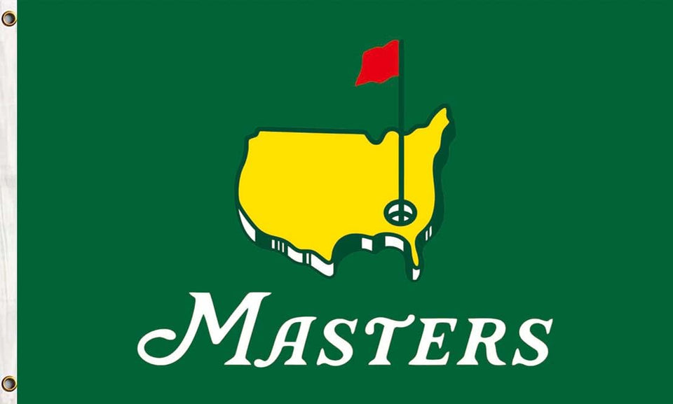 Salmophy Masters flag tapestry with Augusta National golf banner for dorm room decor and indoor/outdoor use.