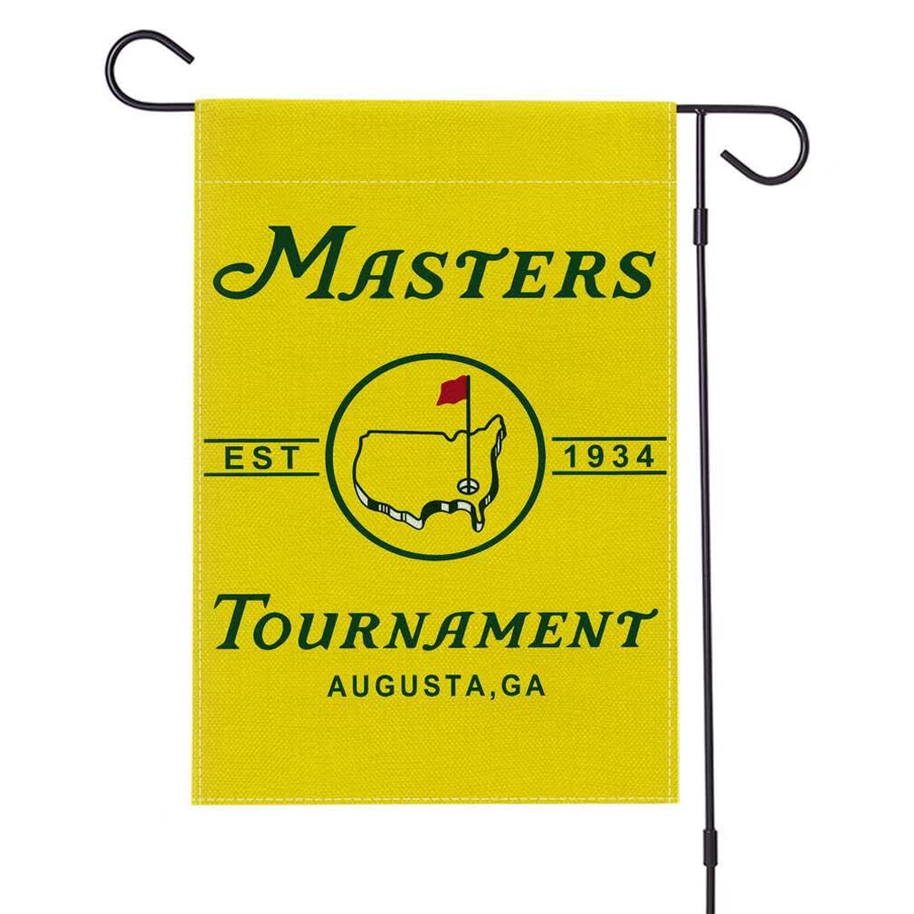 Salmophy Masters garden flag with double-sided printing for versatile indoor or outdoor use.