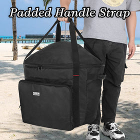 SAMDEW padded handles offer comfortable carrying for longer trips.