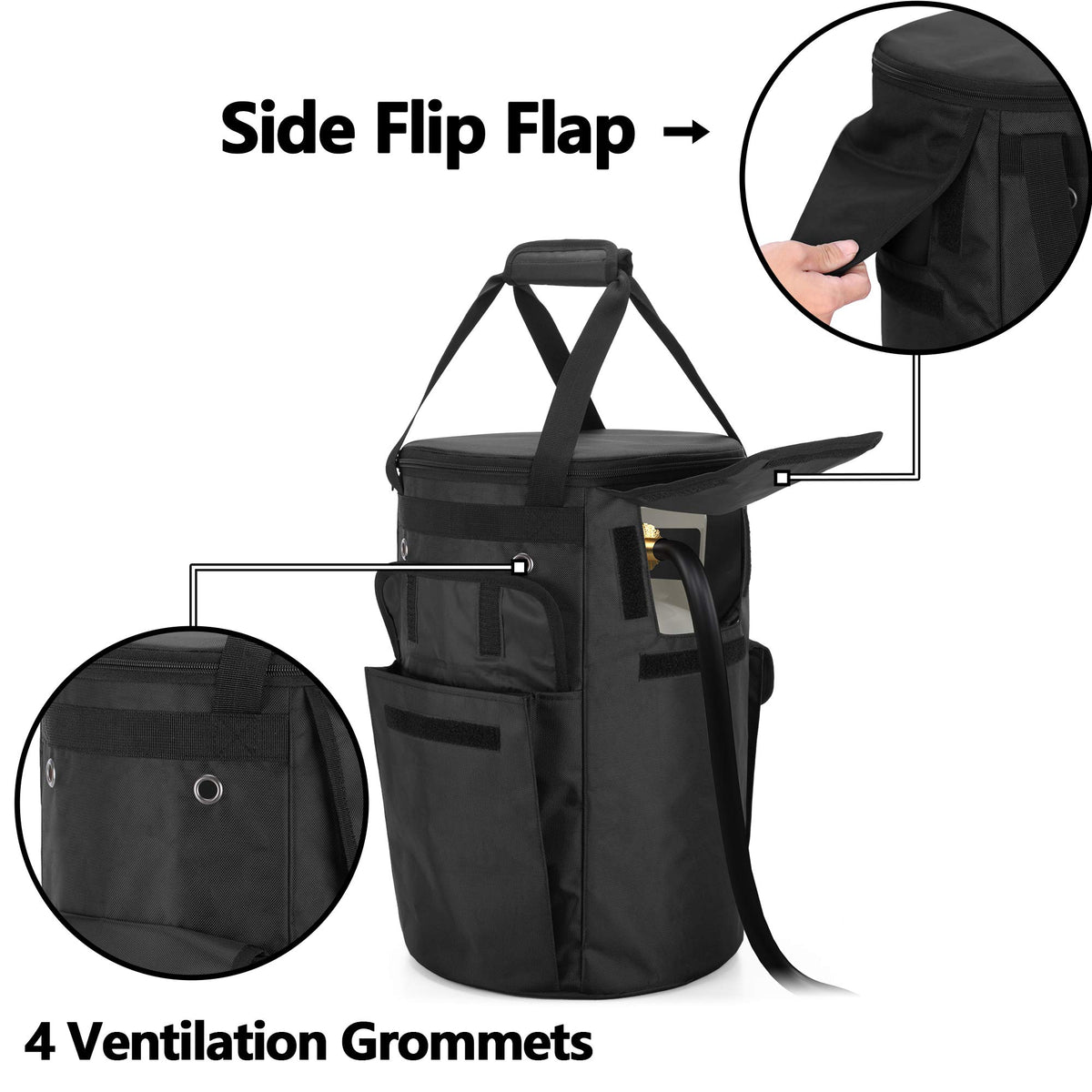samdew tank cover showing stable tabletop to hold tools or accessories.
