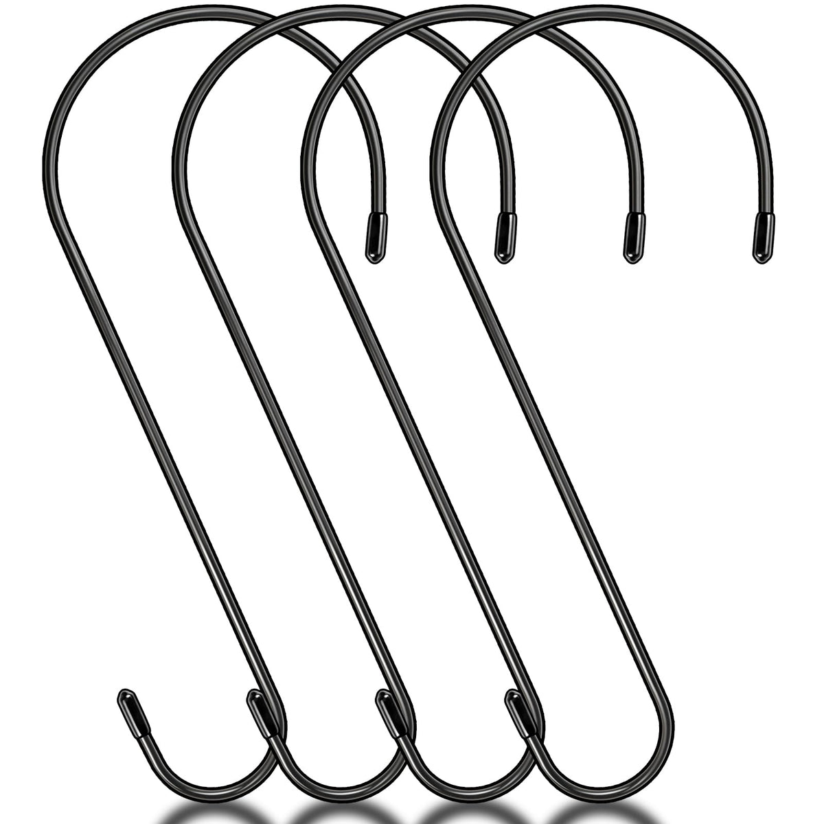 samhard 14-inch tree branch hook securing a bird feeder on a branch, outdoors.