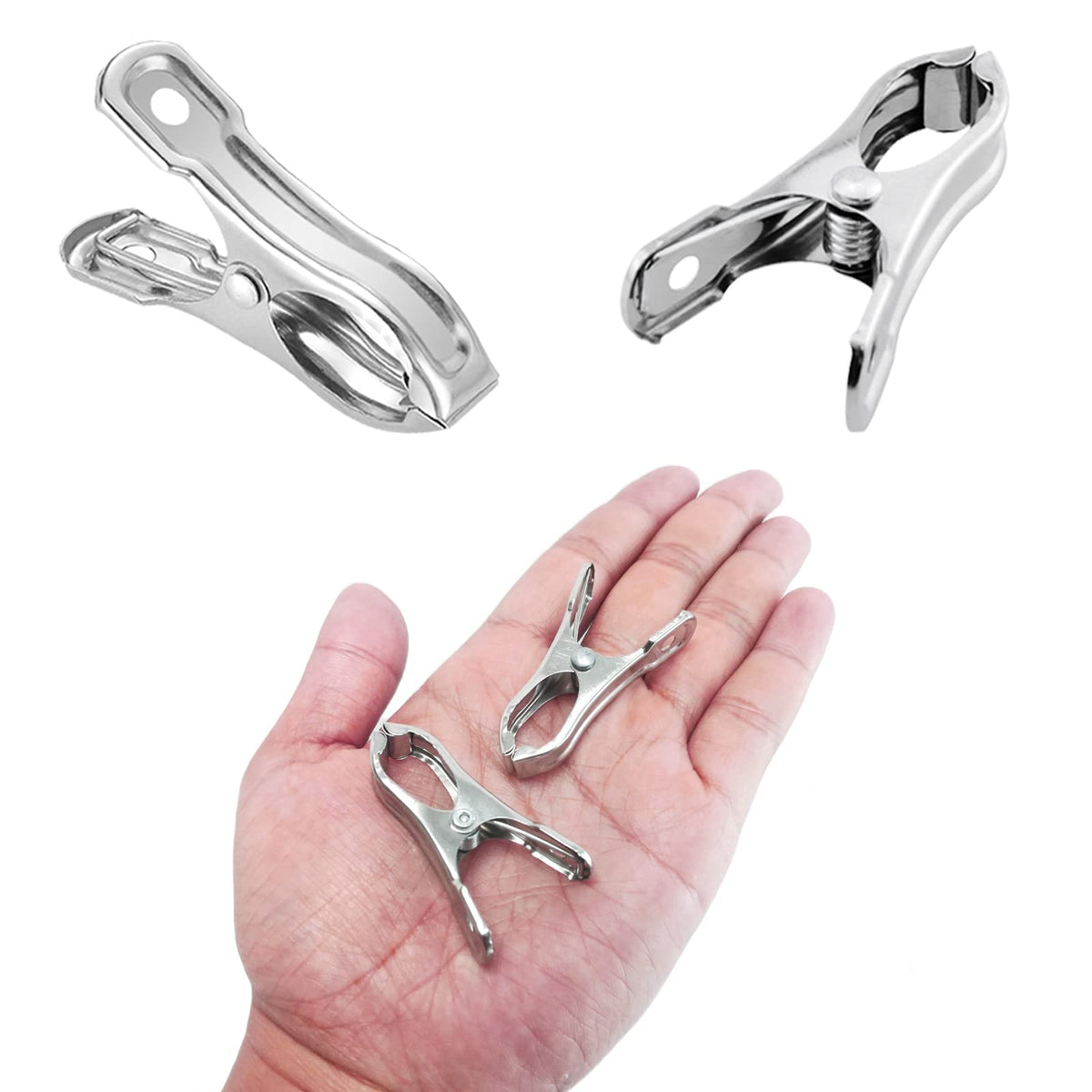Samhopo durable garden clips provide sturdy holding power outdoors.