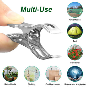 Samhopo multiuse clip suitable for clothespins, binder clips, and more around the yard.