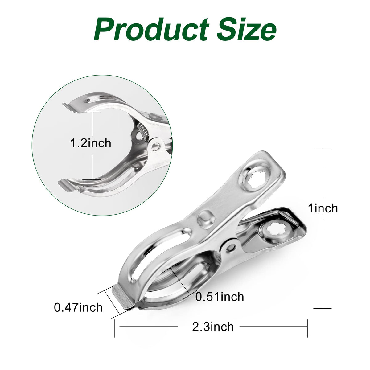 Samhopo 40-pack garden clips for bulk usage in larger projects.