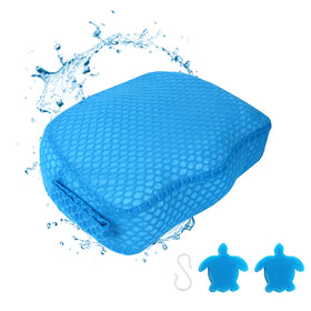 Samplife hot tub booster seat with weighted beads for stable sinking in water.