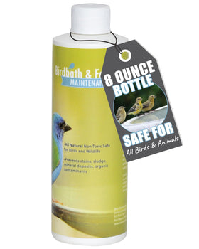 Sanco Bird Bath enzyme bottle pour eases application and targets muck buildup