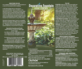 Sanco Fountain Algaecide and Clarifier pond water demo showing clarity
