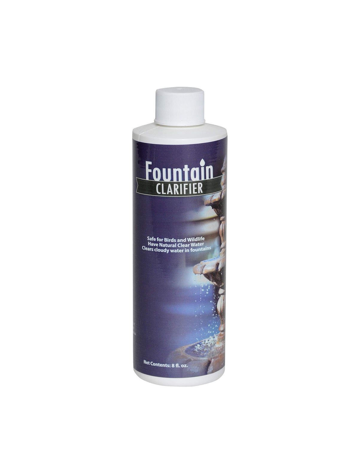 Sanco Industries Fountain Clarifier bottle ready to improve fountain clarity
