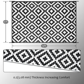 SAND MINE large outdoor mat suitable for RVs and patios with durable design.