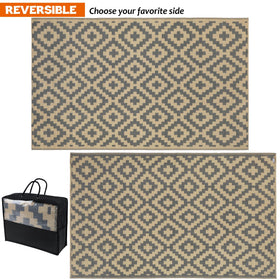 SAND MINE Reversible Mats beach-picnic-rug folds easily for storage and transport