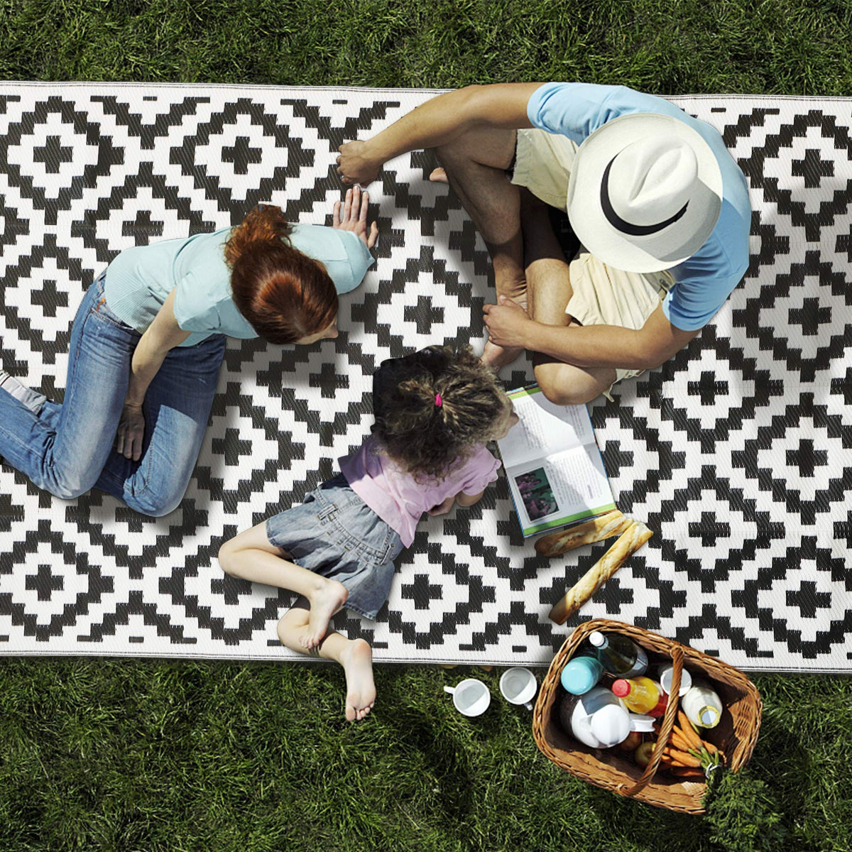 SAND MINE versatile 5x8 rug suited for deck, patio, and outdoor events.