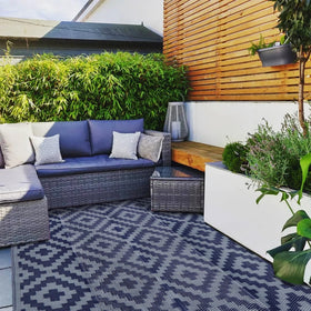 SAND MINE UV-stabilized outdoor mat maintains color in sun