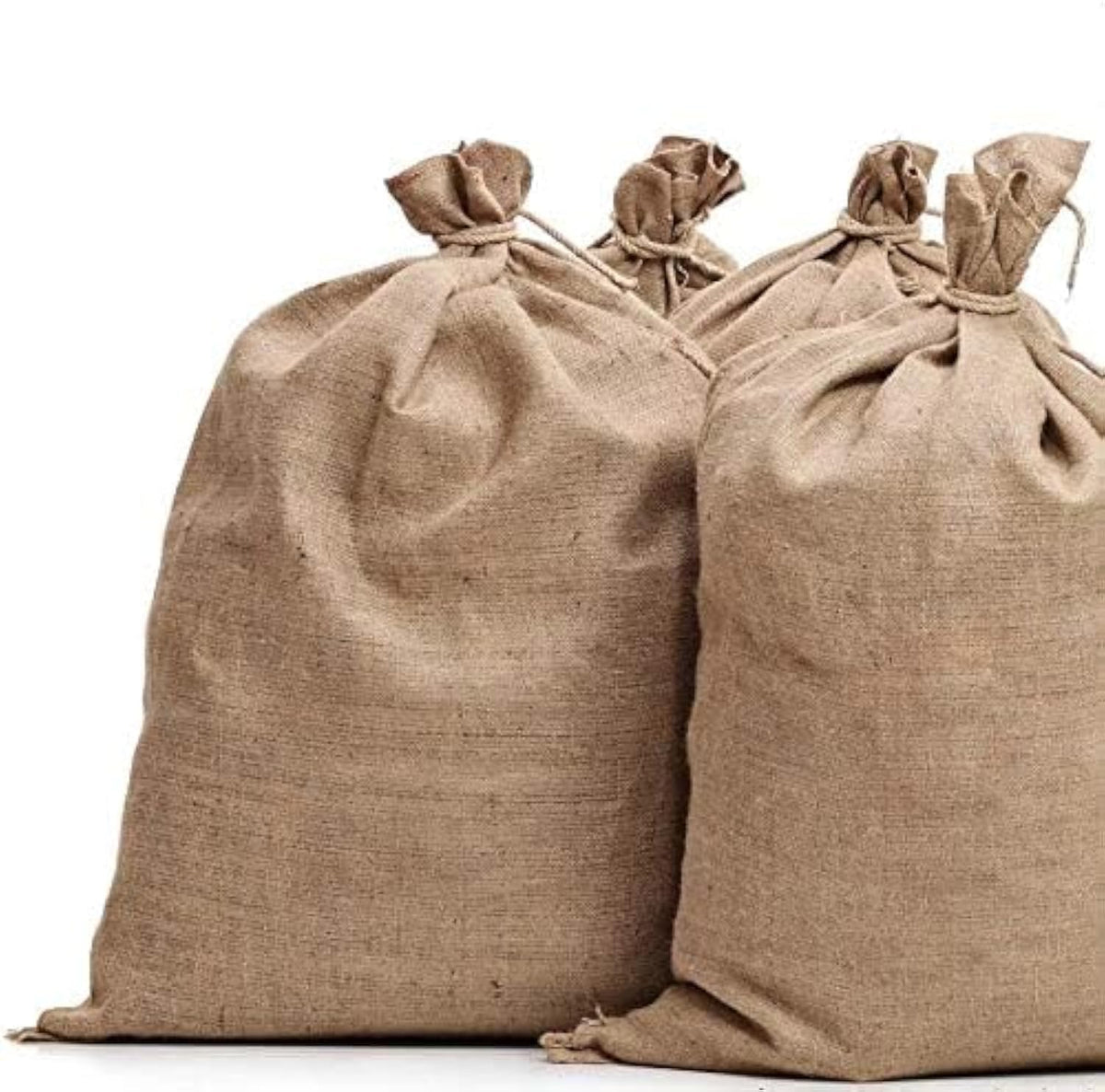 Sandbaggy burlap bags for plants offering frost protection and garden coverage.