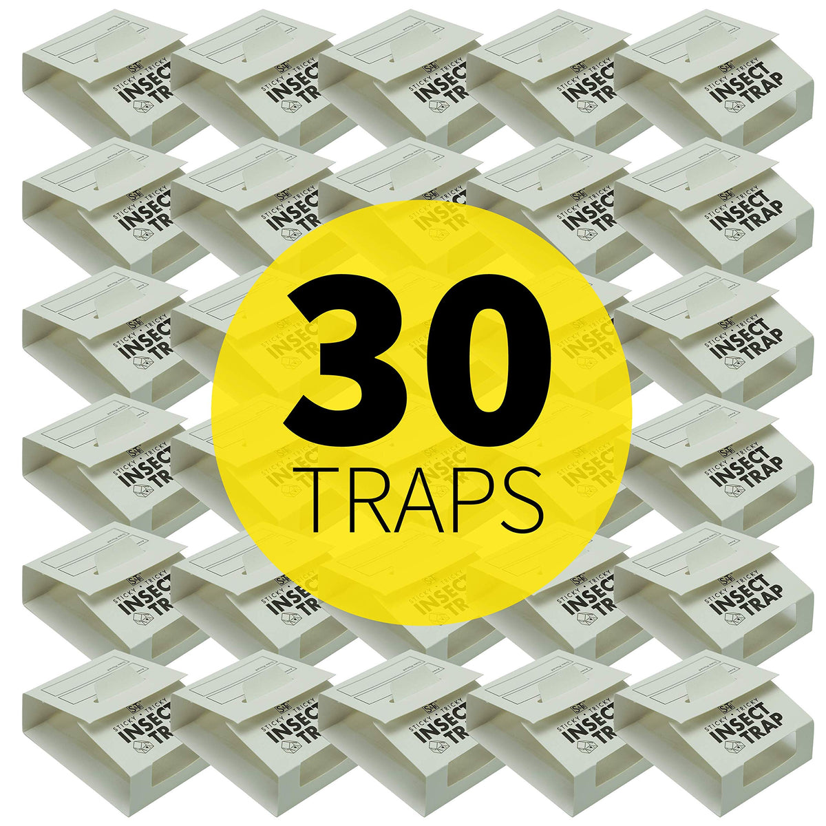S&T INC. insect traps assembled as enclosed units for mess-free pest control.