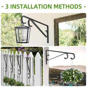Sanduby rust-resistant metal hanger withstands outdoor conditions year after year.