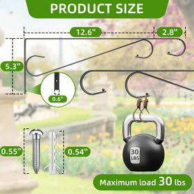 Sanduby wall-mount-hanger with included screws for quick setup.