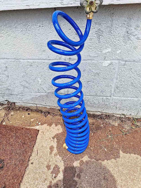 SANFU PU Recoil Hose ideal for boats and RVs during trips.