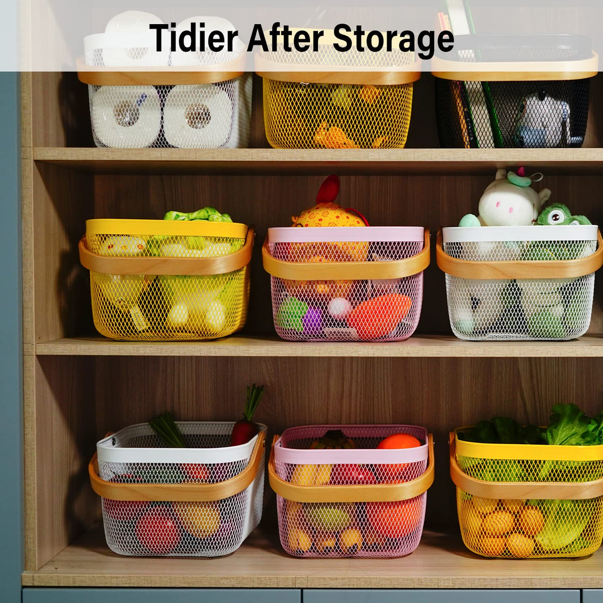 SANHSEHOME lightweight basket for fruit and vegetable collection