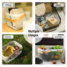 SANHSEHOME rectangle harvest basket ideal for garden gathering