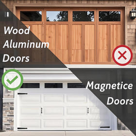 SANKEYTEW black kit on steel door enhances curb appeal.