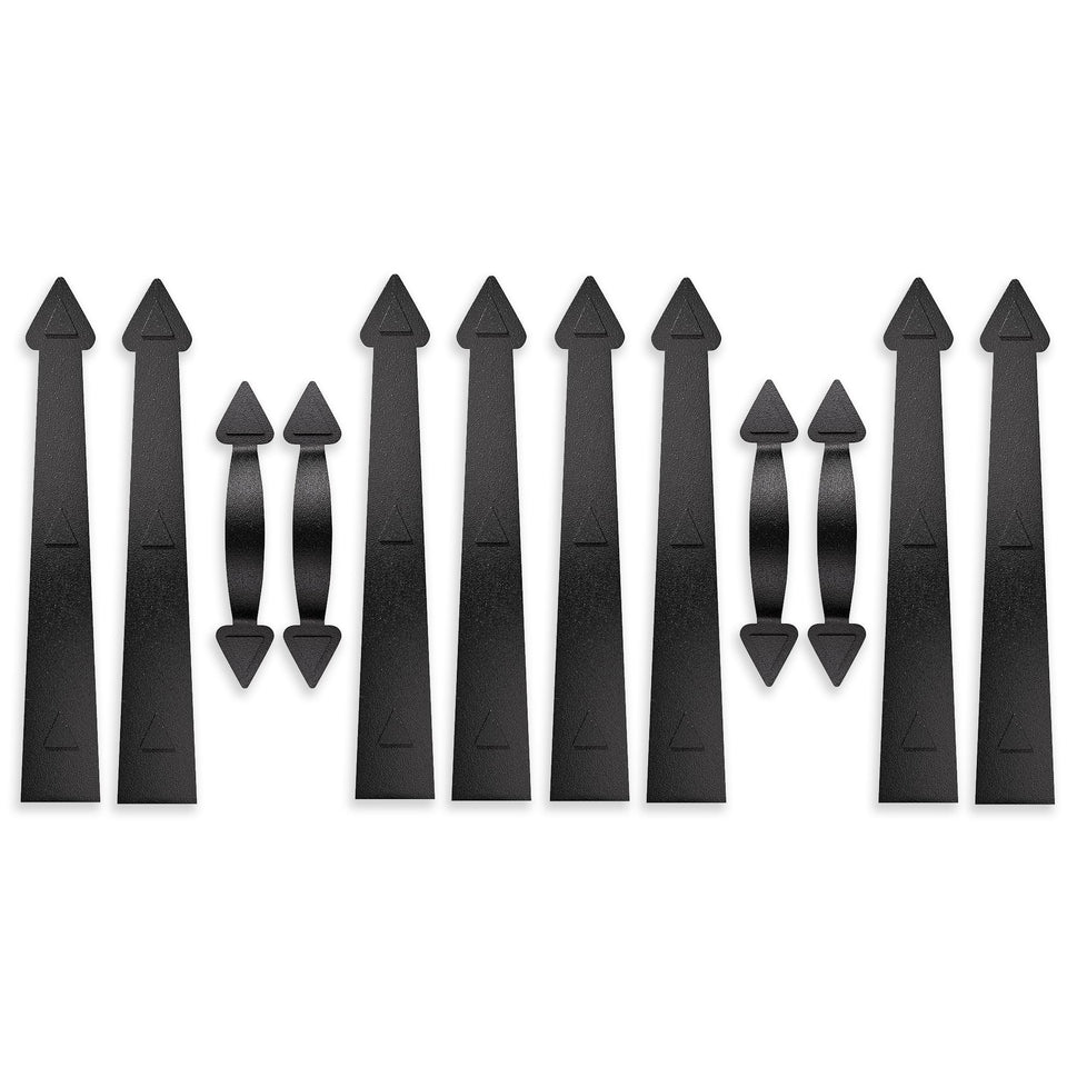 SANKEYTEW magnetic hinges close-up on black door for instant curb appeal.