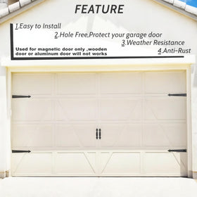 SANKEYTEW eight hinges with four handles add carriage-style charm.