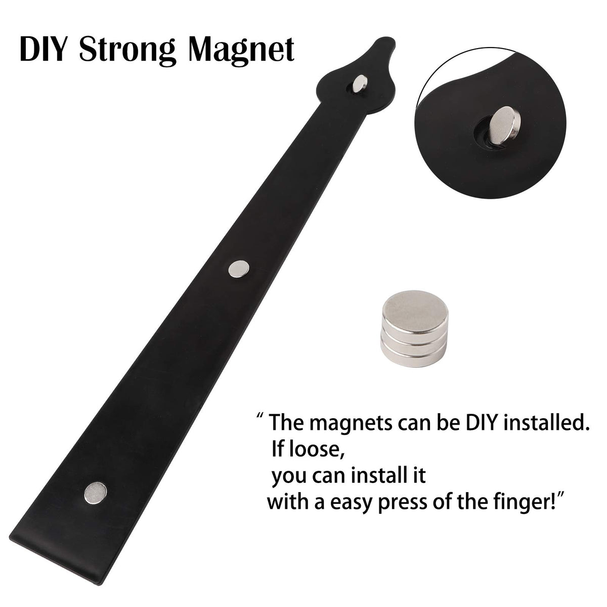 SANKINS black frosted decorative hardware enhances exterior aesthetics on doors.