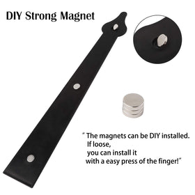 SANKINS black frosted decorative hardware enhances exterior aesthetics on doors.
