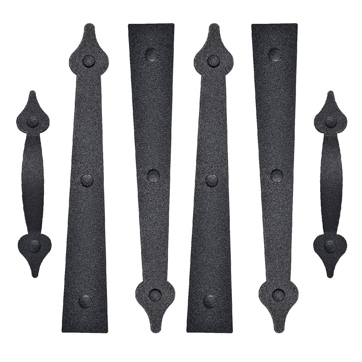 SANKINS magnetic handles highlight modern black finish on steel door.