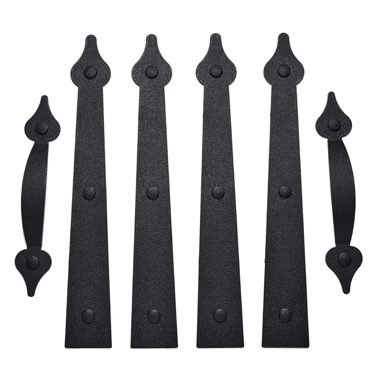 SANKINS magnetic hinges attached to steel garage door for durable curb appeal.
