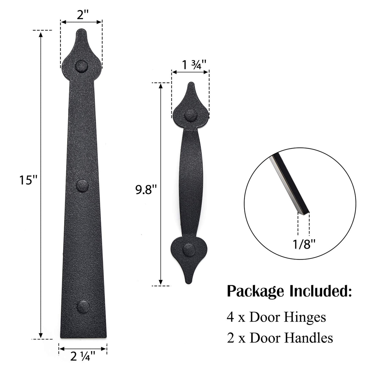 Close-up of SANKINS handle magnets showing tool-free installation capability.