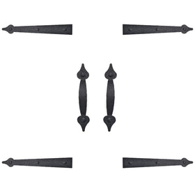 SANKINS packaging displays hinges and handles included in the kit.