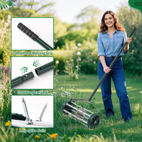 SANMEO 18-inch wide roller covers more ground per pass for efficiency.