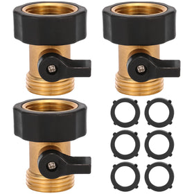 Sanpaint 3/4-inch brass hose valve pack for reliable shut-off control.