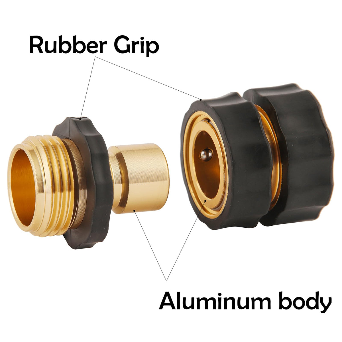 Sanpaint aluminum quick-connect set showing durable fittings for long-term use.